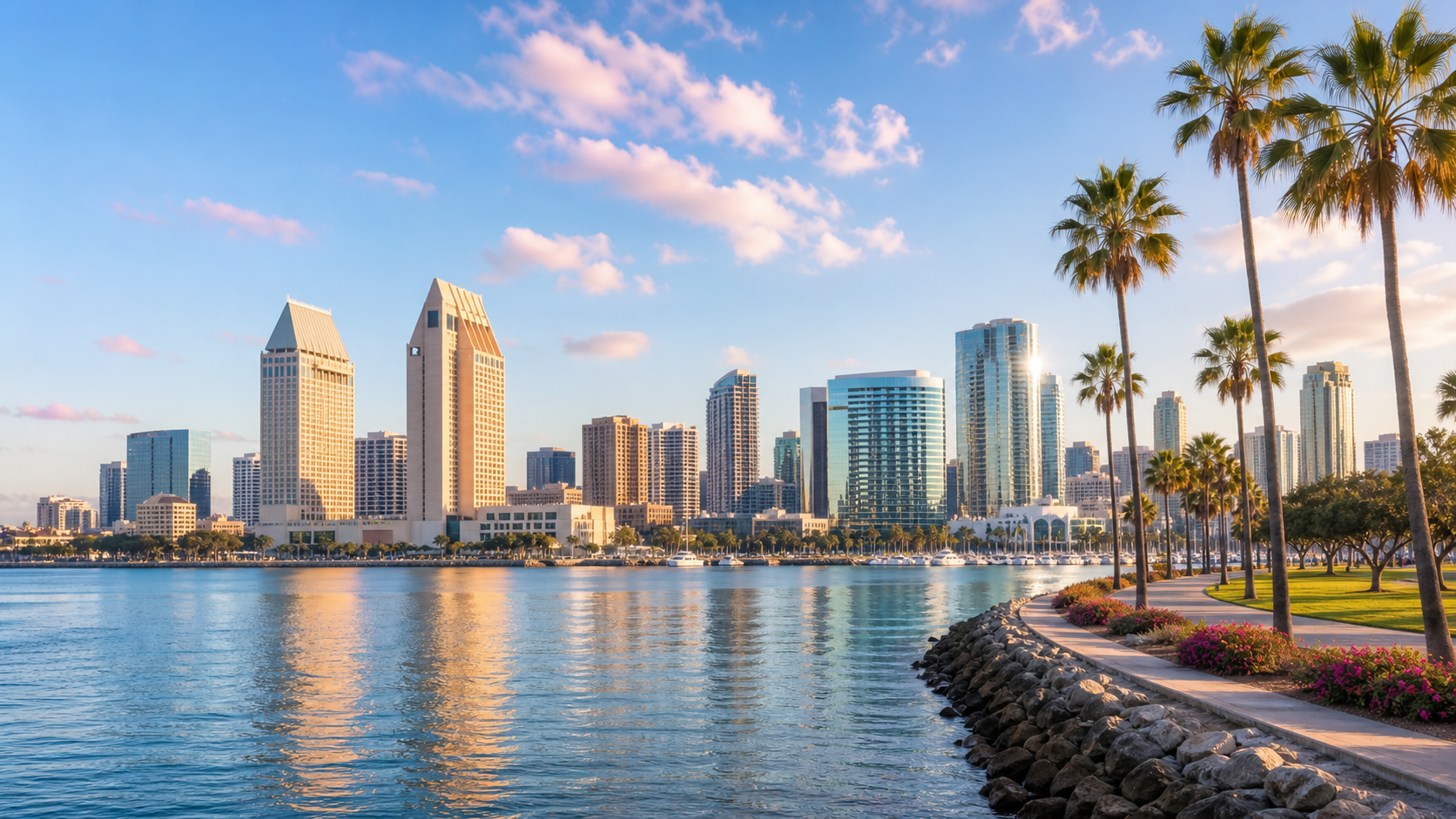 San Diego city scene